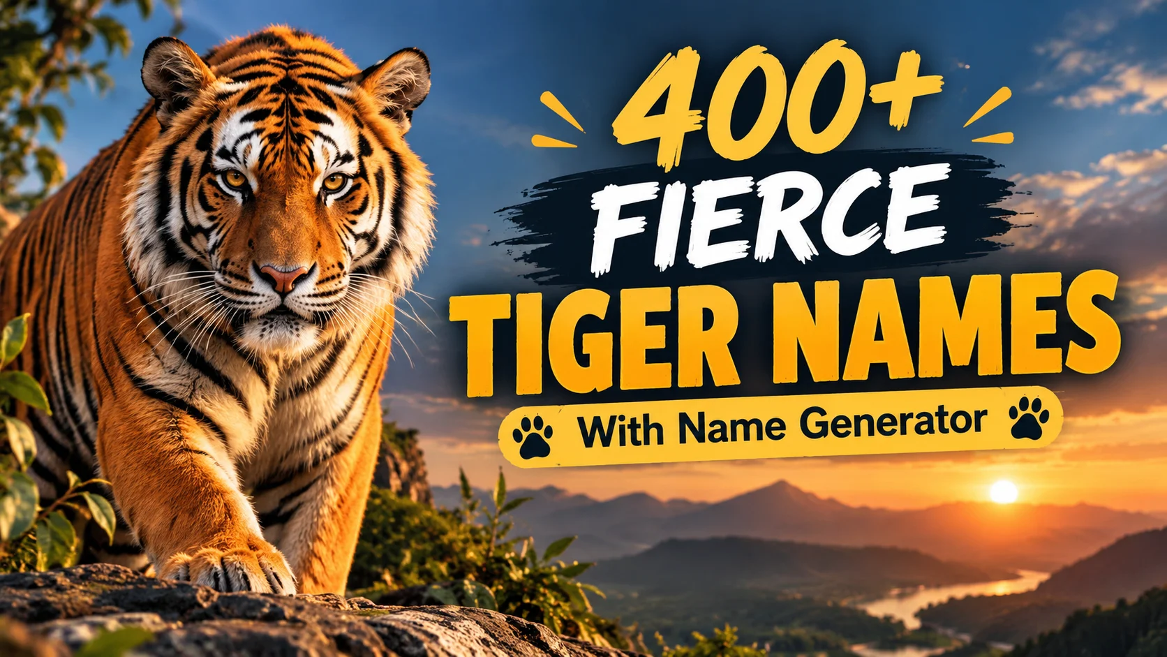Fierce Tiger Names With Name Generator